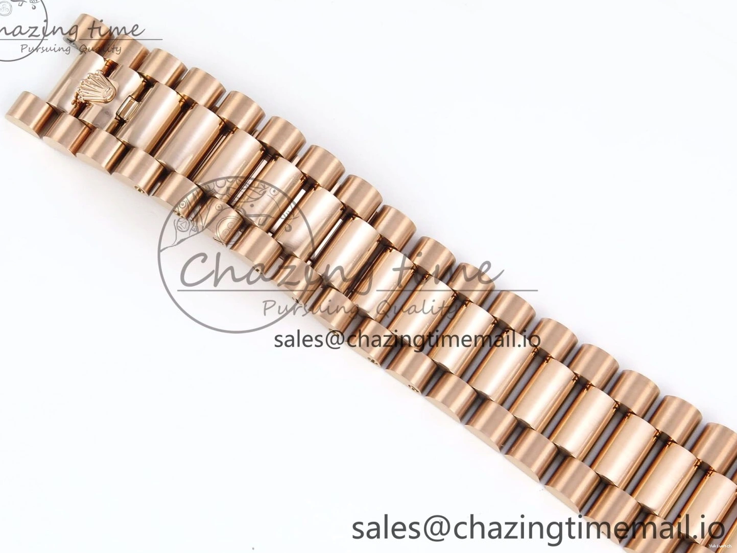 (Gain Best 40 RG A2836 Brown 228235 1:1 Weight) Noob Dial Edition Roman Bracelet President Date Day on 0326